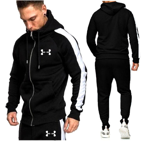 5 colors optional 2019 new brand men's clothing jogging fitness tracksuit men street casual men's suit M-XXL size